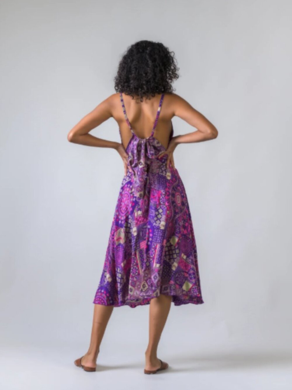 10.) Rhea Backless Halter Dress (Assorted) - Picture 6 of 6
